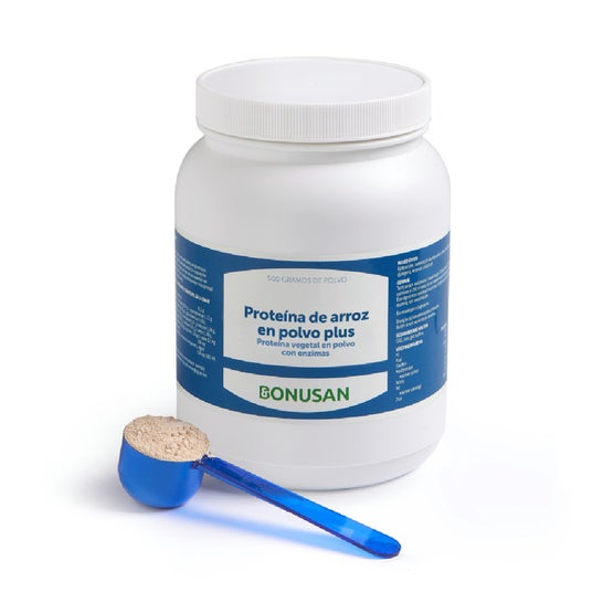Bonusan Proteina de Arroz Plus Polvo Vainilla 500 g