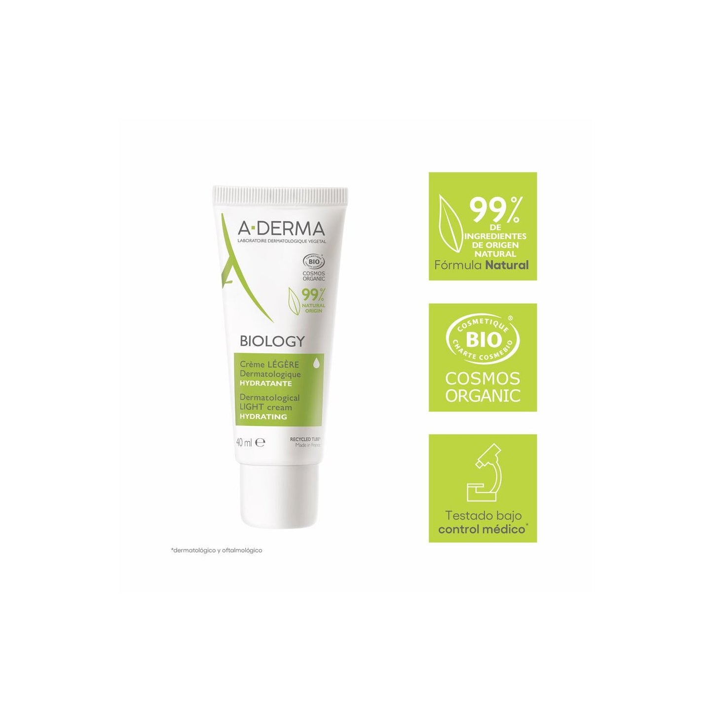 A-Derma Biology Crema Ligera 40ml