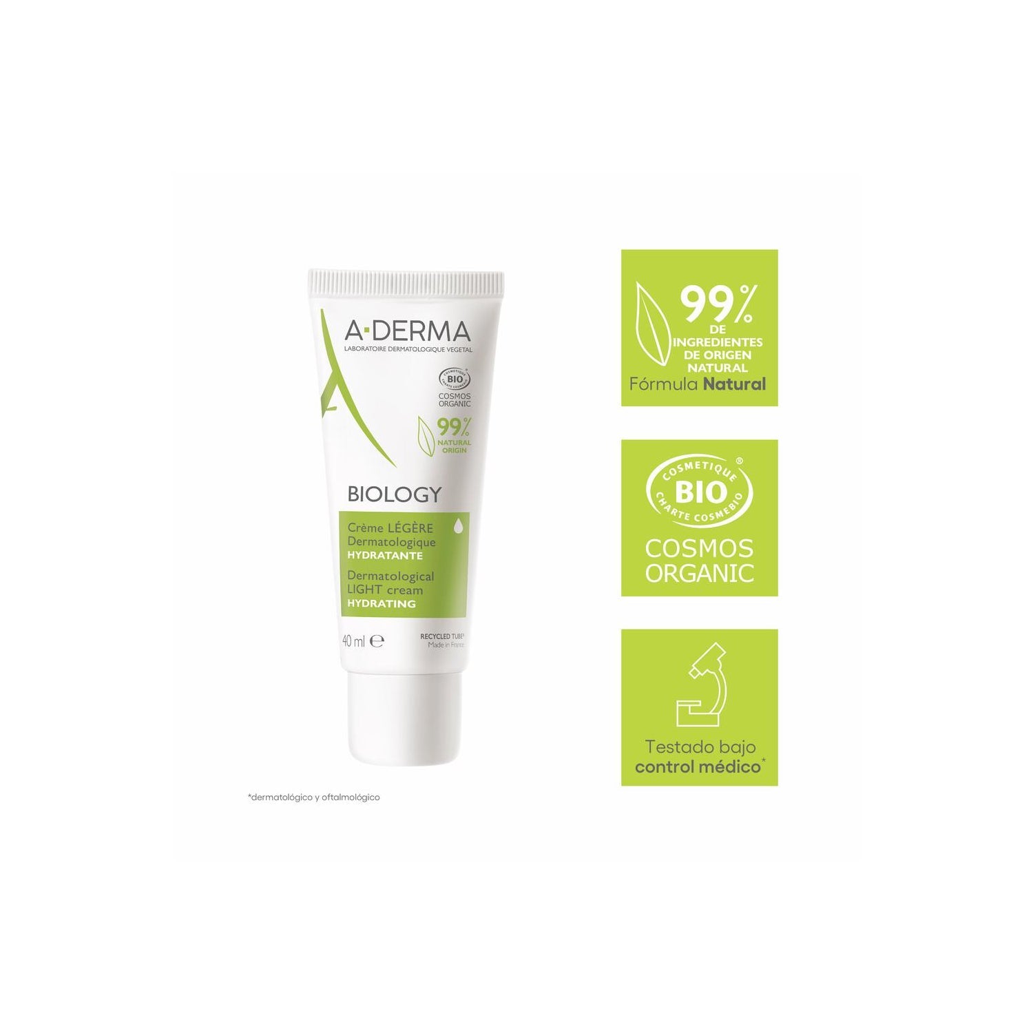 A-Derma Biology Crema Ligera 40ml