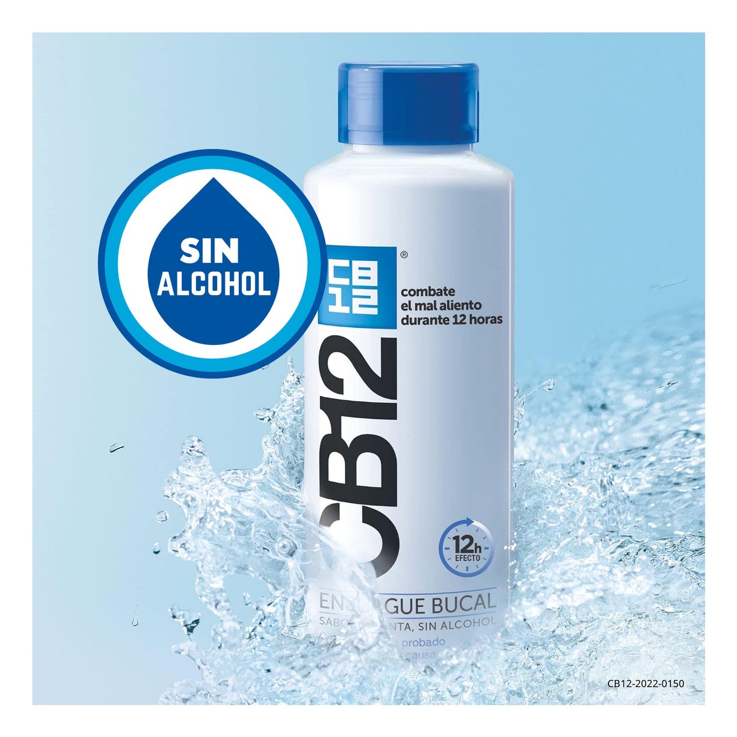 CB12 Enjuague Bucal para Mal Aliento Menta 500 ml