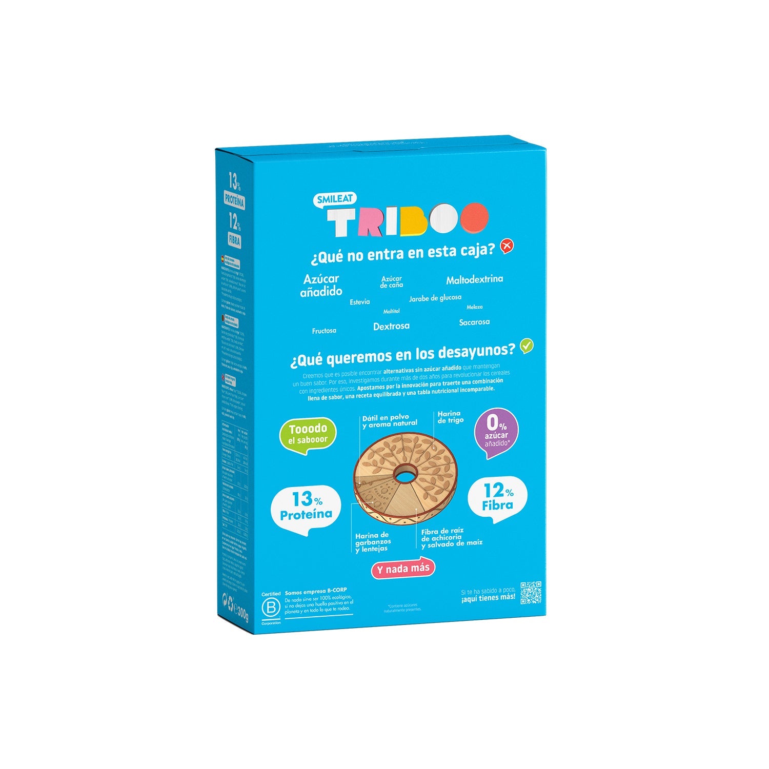 Smileat Triboo Cereales de Desayuno Ecológicos 300g