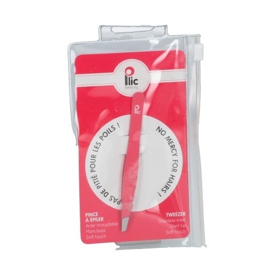 Plic Pinza Punta Diagonal Rosa 1ud