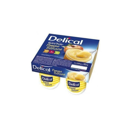 Delical Nutra Pom/Ban Pote 200g X4