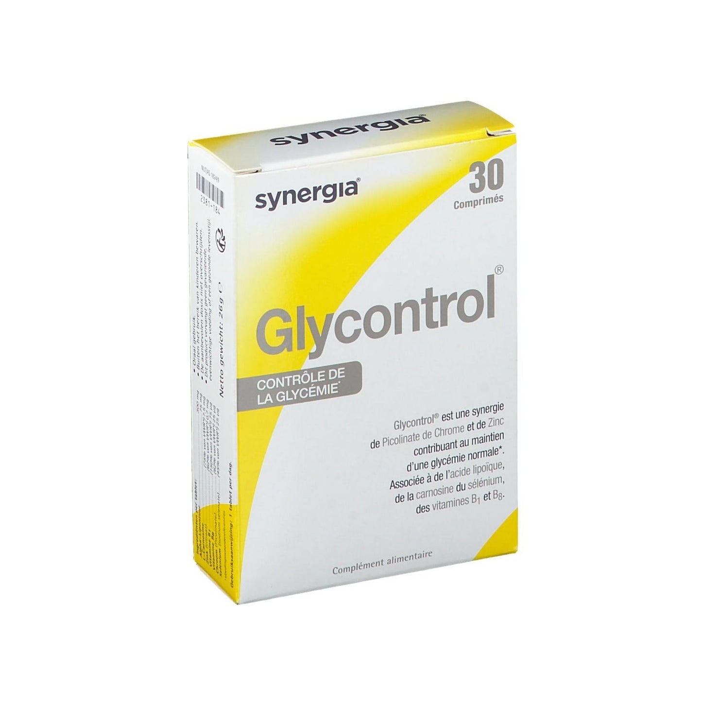 Synergia - Glycontrol 30 comprimidos