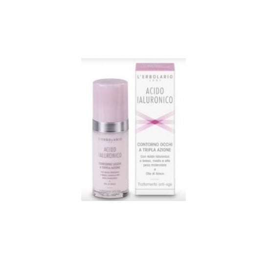 L'Erbolario ácido hialurónico contorno ojos triple acción 30ml