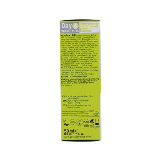 Eco Cosmetics Crema Facial Spf15 50 ml