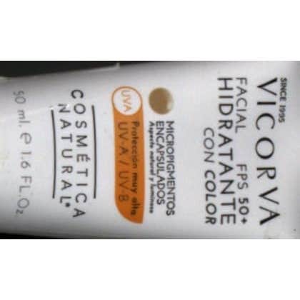 Vicorva Hidratante Facial FPS50 Con Color 50ml