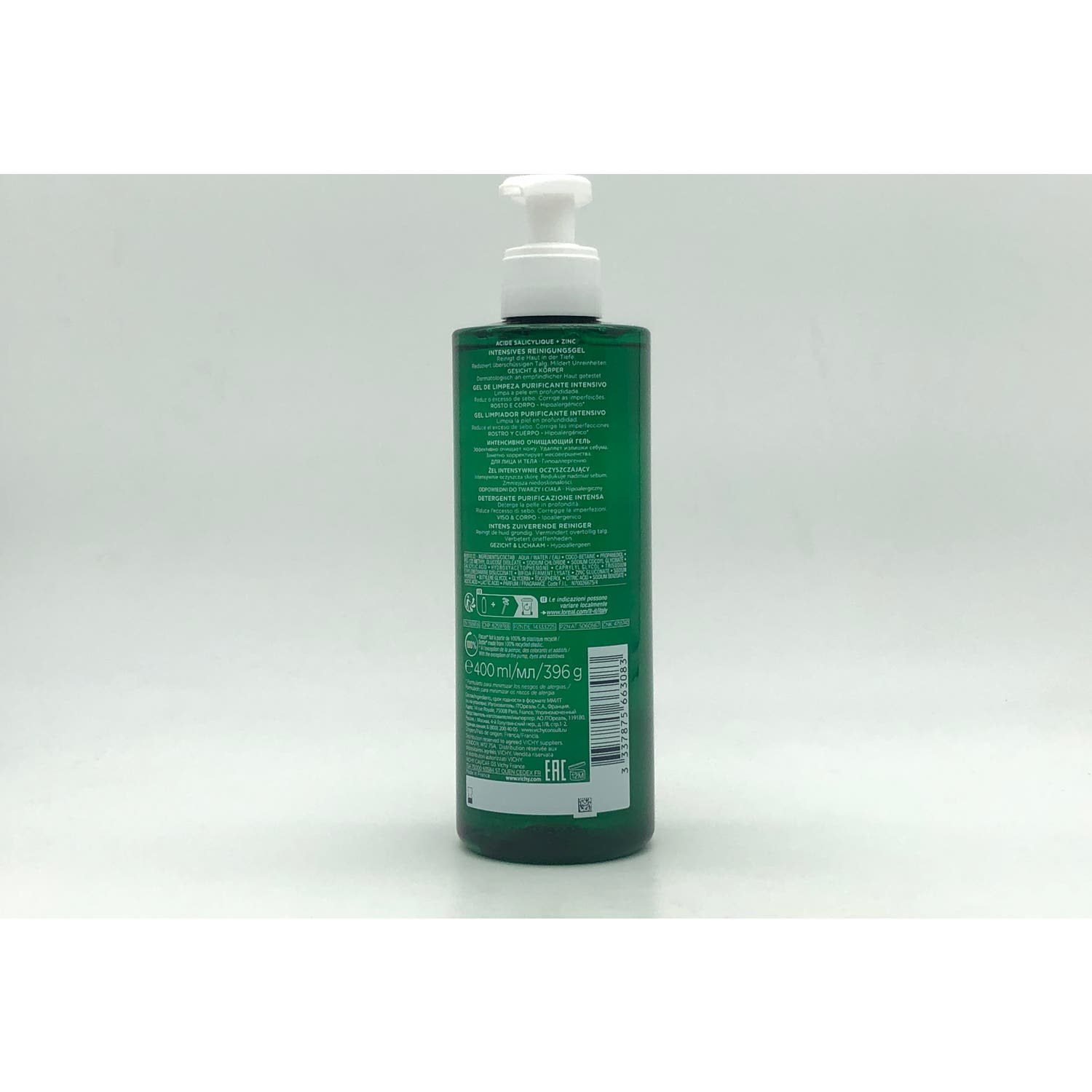 Vichy Normaderm Gel Purificante Intenso 400ml