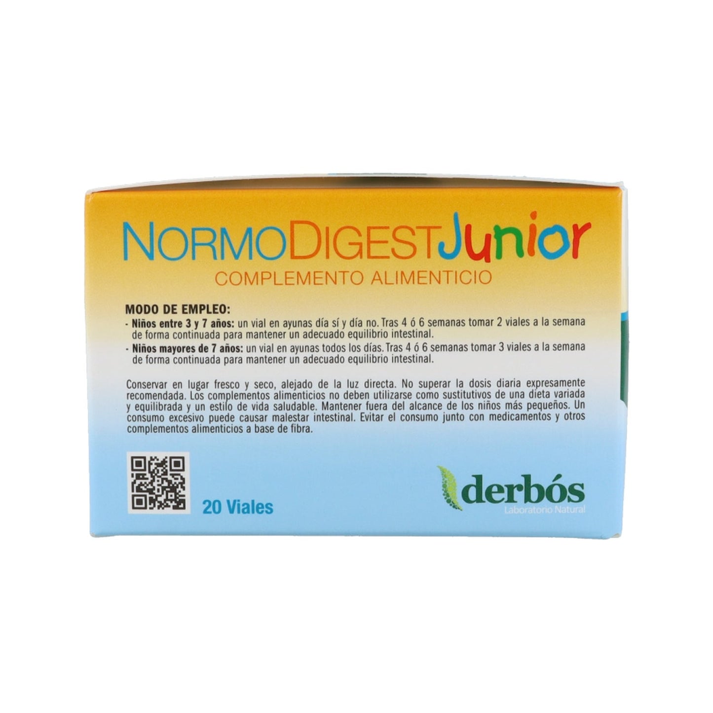 Derbos Normodigest Junior 20 viales