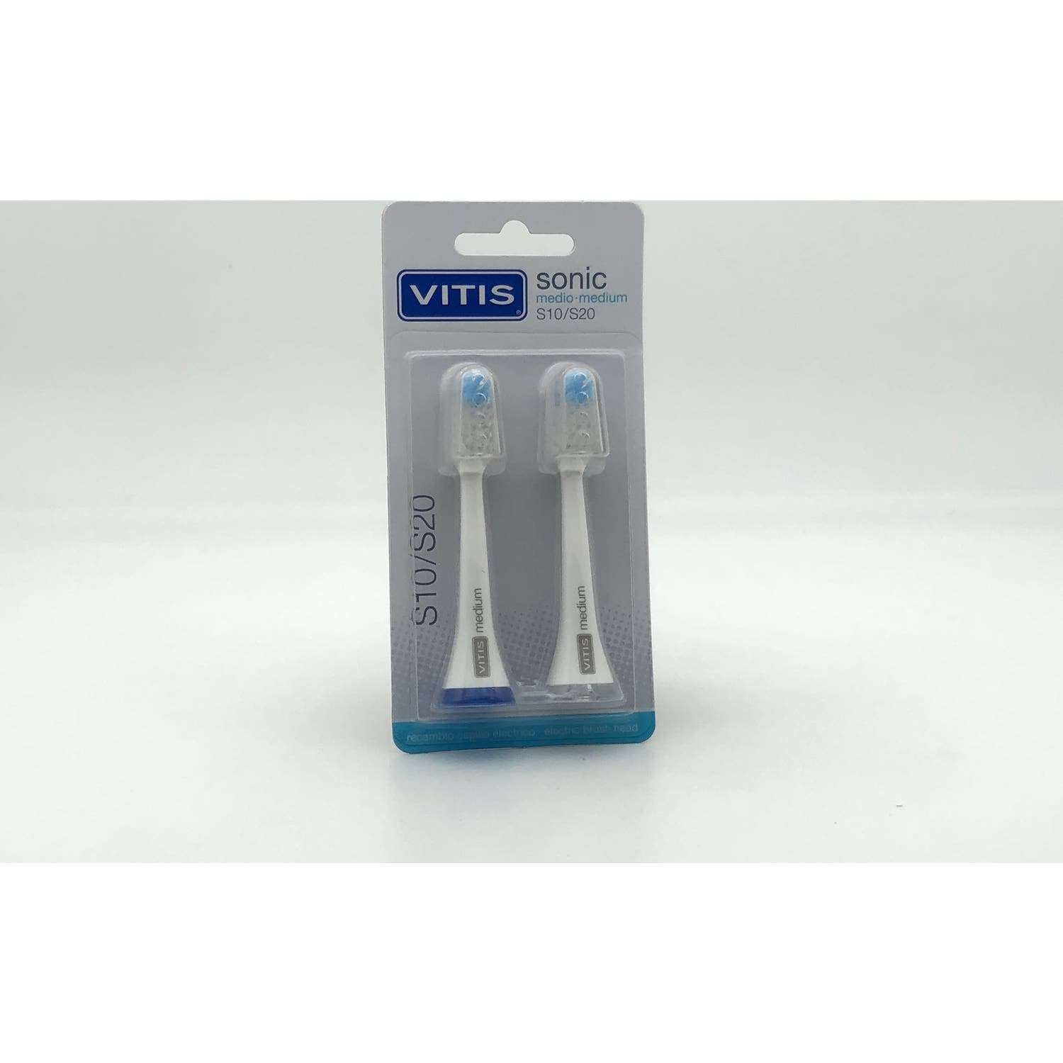 Vitis Sonic S10/S20 Recambio Cepillo Eléctrico Medio 2uds