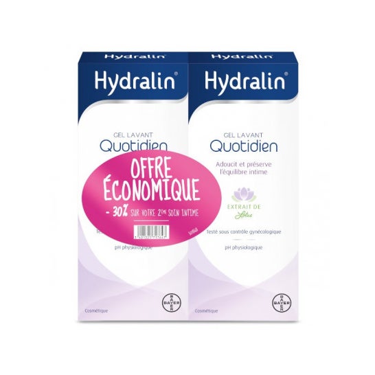 Hydralin Quotidien Gel Lavant 2x400 ml
