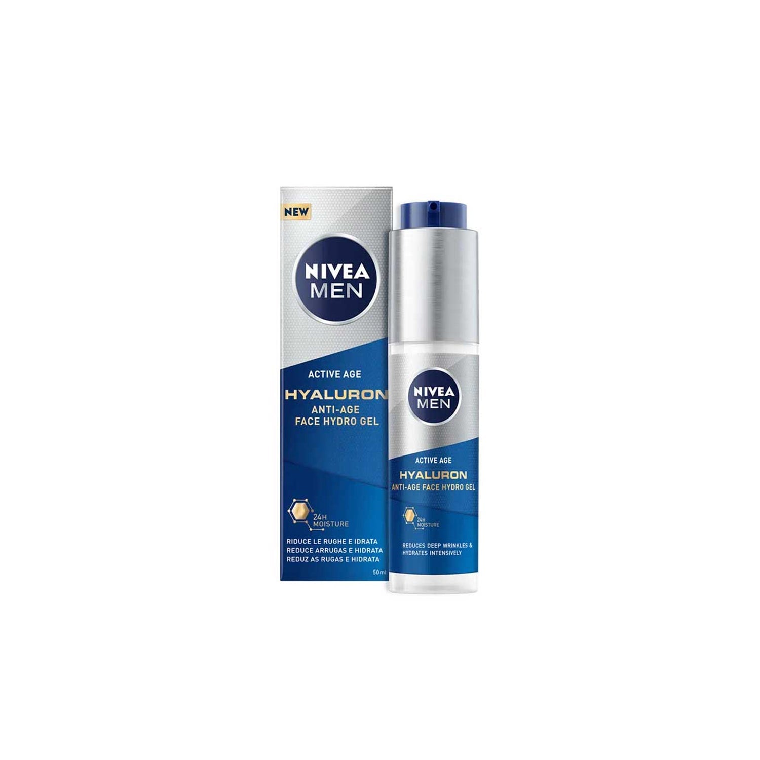 Nivea Men Hyaluron Gel Facial Hidratante Antiedad 50ml
