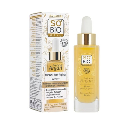 So'Bio Étic Sérum Facial Antiedad Global Argán 30ml