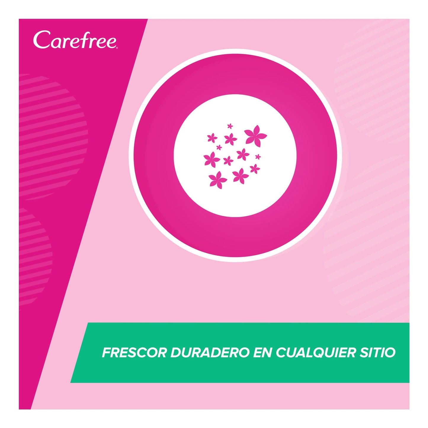 Carefree Duo Effect Toallitas Íntimas con Té Verde y Aloe Vera 20uds