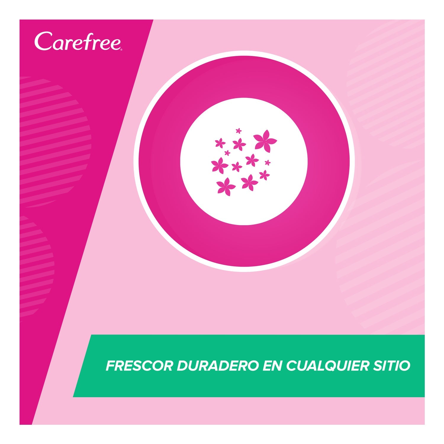 Carefree Duo Effect Toallitas Íntimas con Té Verde y Aloe Vera 20uds