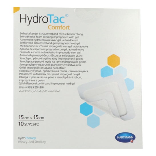 HydroTac Comfort Apósito Adhesivo 15x15 cm 10 uds