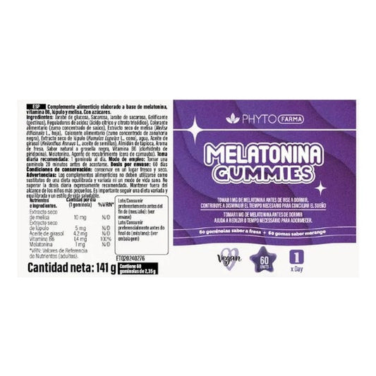 Phytofarma Melatonina 60 Gummies