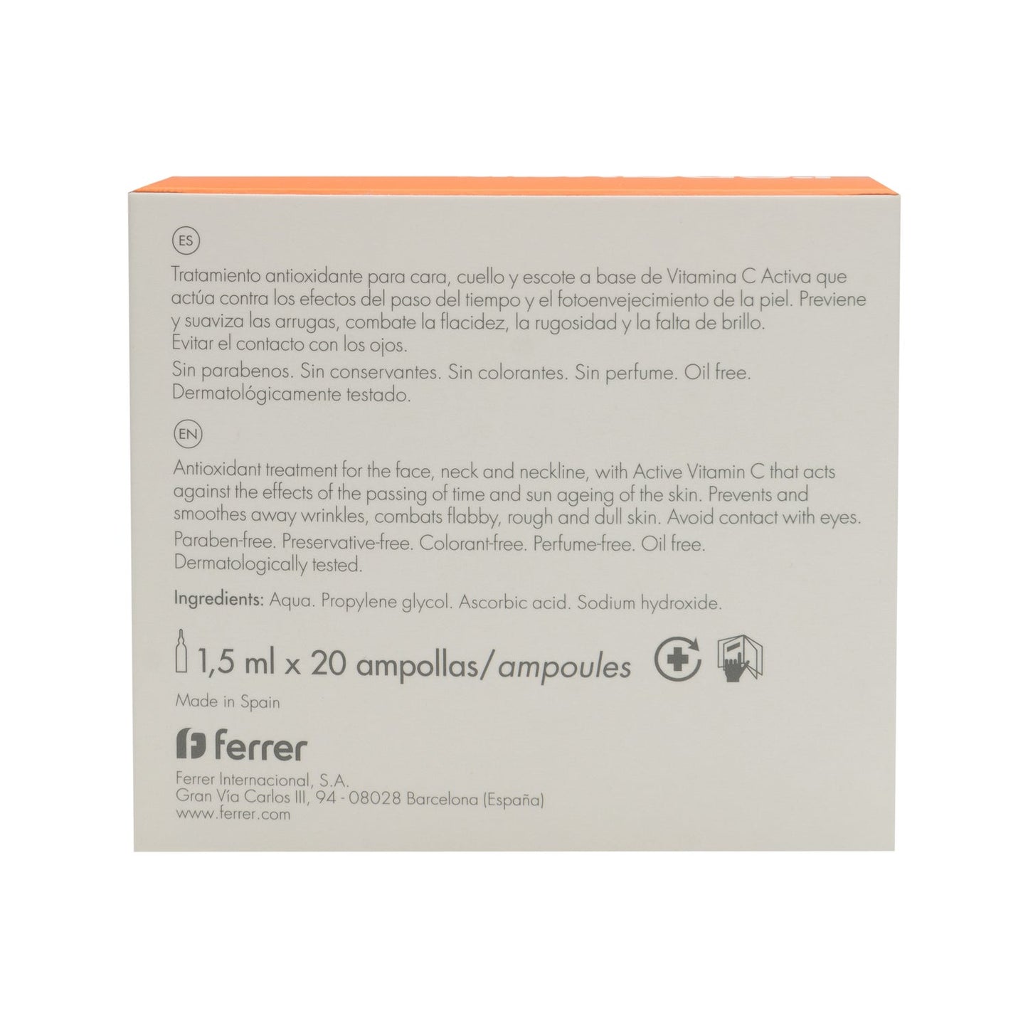 Repavar Revitalizante Vitamina C 20amp x 15ml
