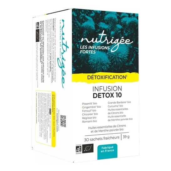 Nutrigée Detox 10 Infusión 30 Sobres