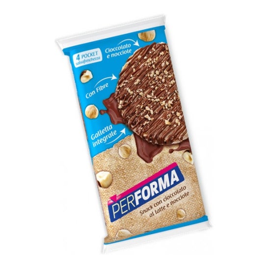 Performa Snack Cioccolato al Latte e Nocciole 4 uds