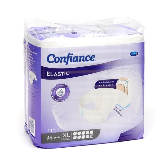 Confiance Cambio completo elástico 10 gotas XL 14 unidades