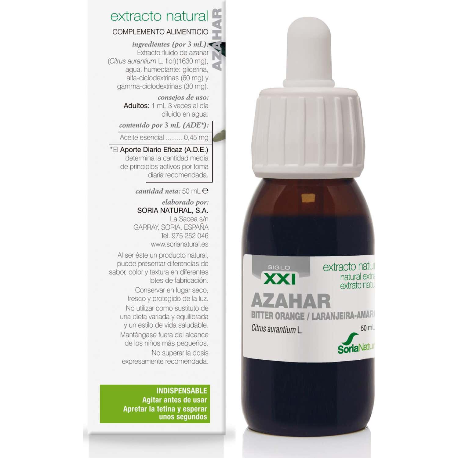Extracto Azahar Xxi Soria Natural