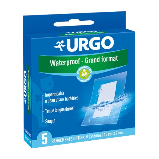 Urgo Waterproof Apósitos Gran Formato 10x7 cm 5 uds