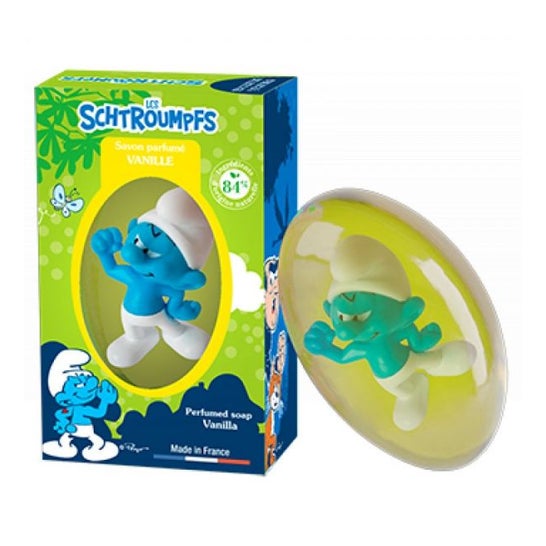 Le Comptoir Du Bain Les Schtroumpfs Savon Parfumé Vanille 80 g