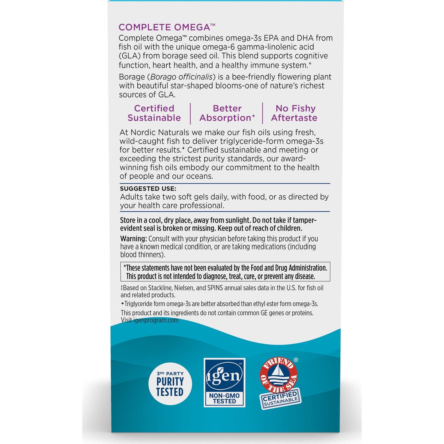 Nordic Naturals Complete Omega Limón 60caps