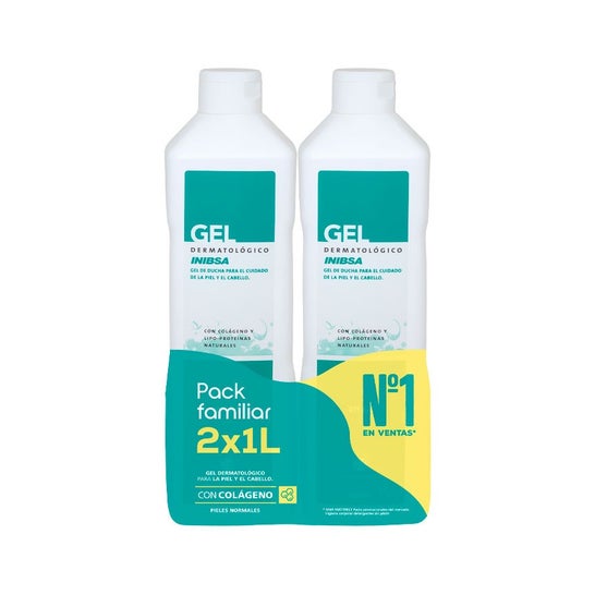 Inibsa Pack Gel Dermatológico 2x1000ml