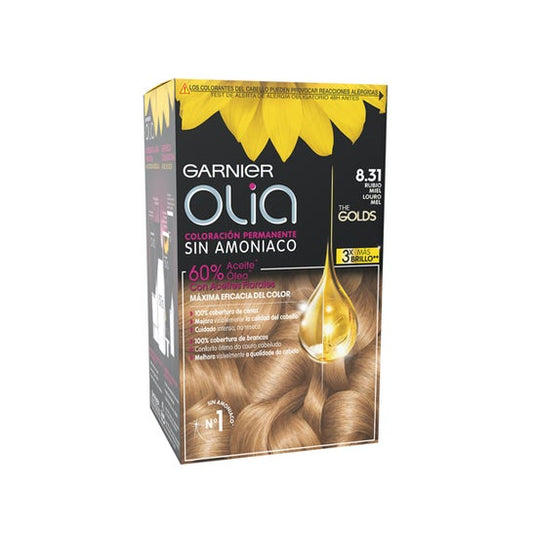 Garnier Olia Coloración Permanente N°8.31 Rubio Miel