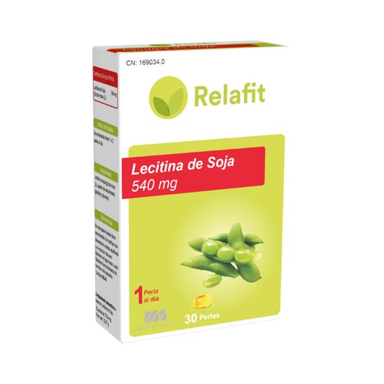 Relafit Lecitina De Soja 540 mg 30 Perlas