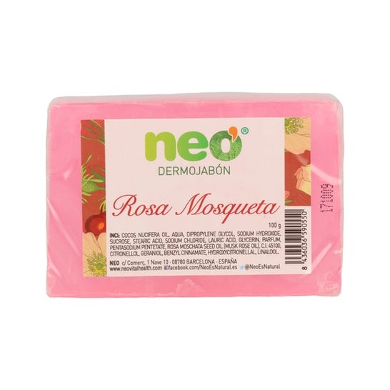 Neo Pastilla Jabon Rosa Mosqueta 100 G