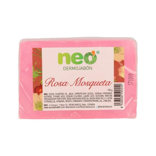 Neo Pastilla Jabon Rosa Mosqueta 100 G