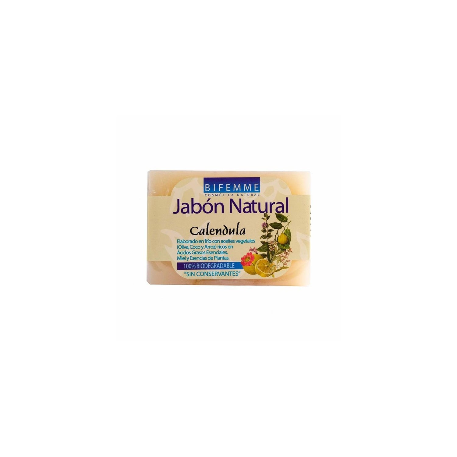Bifemme Jabón Natural de Caléndula 100 g