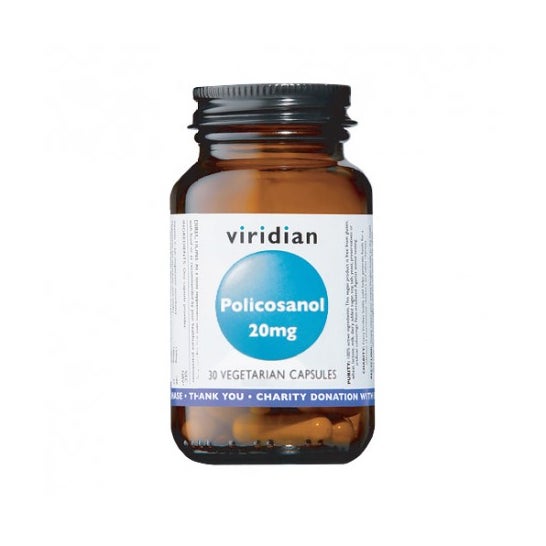 Viridian Policosanol 20 mg 30 caps