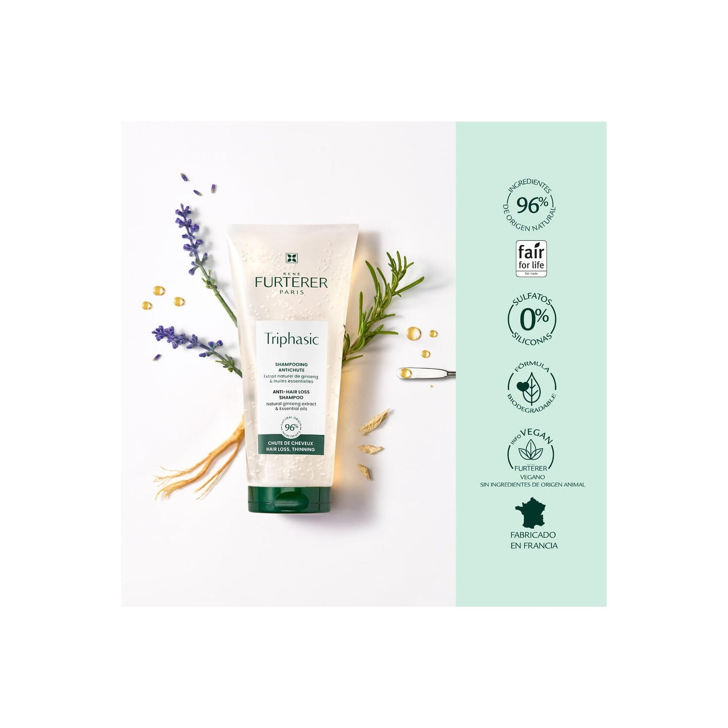 René Furterer Triphasic Champú Anticaída 200ml