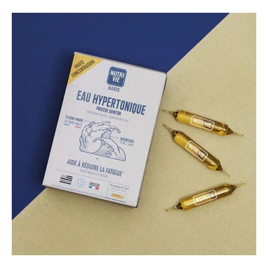 Nutrivie Ampoules Eau Hypertonique Procédé Quinton 30 Ampoules