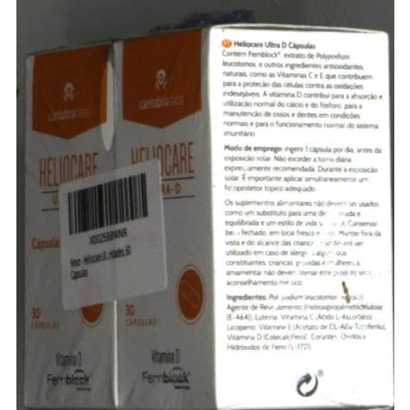 Heliocare Ultra-D Cápsulas 2x30caps