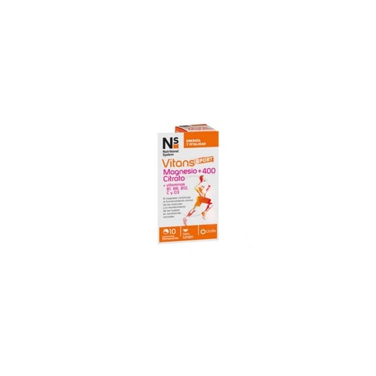 Ns Vitans Sport Magnesio +400 Citrato 10 Comprimidos Efervescente