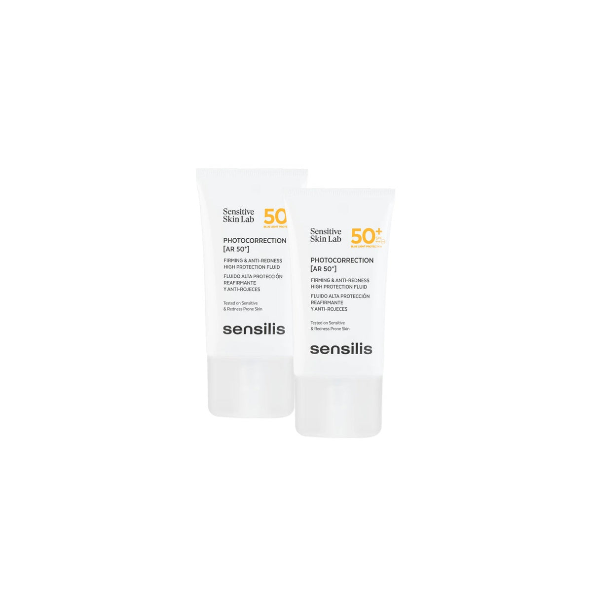 Sensilis Photocorrection [AR 50+] Fluido Reafirmante Anti-Rojeces SPF50+ 2x40 ml