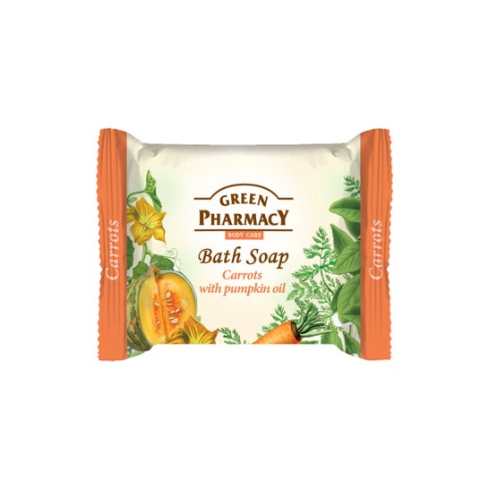 Green Pharmacy Pastilla Jabón Zanahoria Y Aceite Calabaza 100g