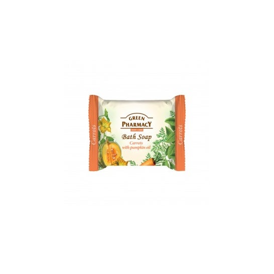 Green Pharmacy Pastilla Jabón Zanahoria Y Aceite Calabaza 100g