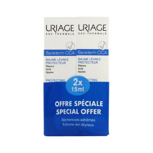 Uriage Bariéderm-Cica Bálsamo Labios Protector 2x15ml