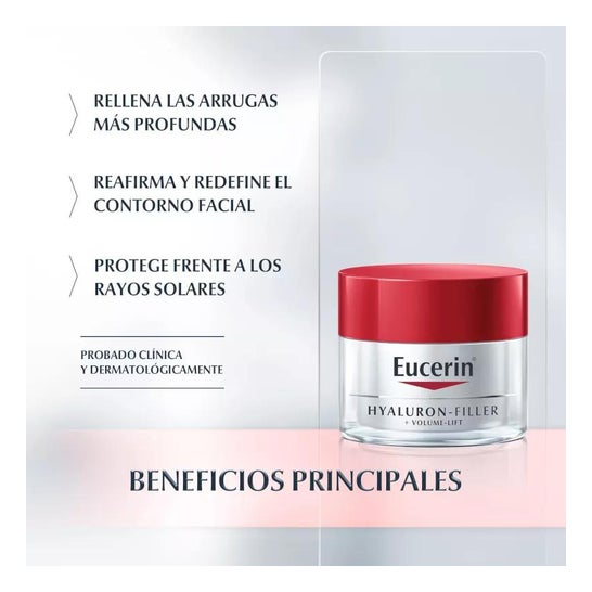 Eucerin Hyaluron-Filler + Volume-Lift Día Spf15 Piel Normal y Mixta 50 ml