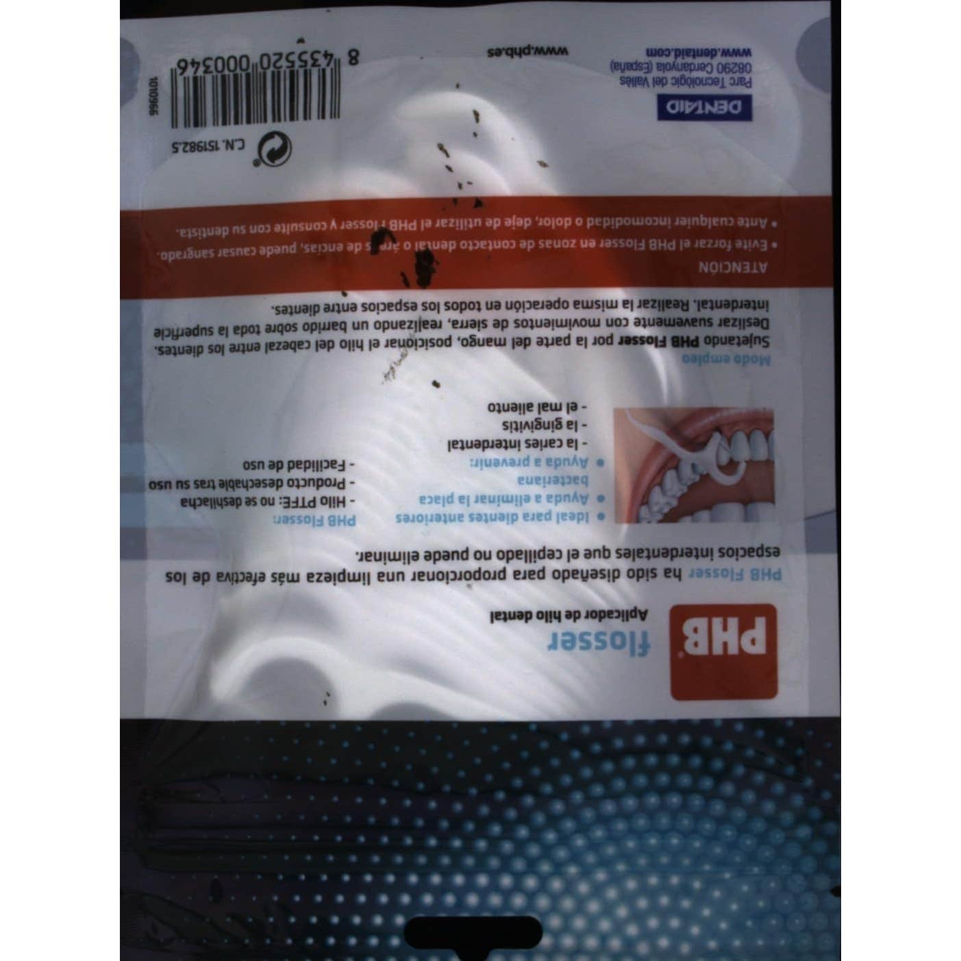 PHB Flosser Aplicador Hilo Dental 30uds