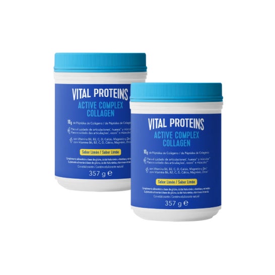 Vital Proteins Pack Active Complex Collagen Limón 2x357 g