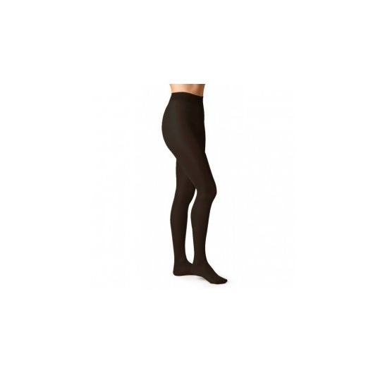Orbalast panty compresión muy ligera negro talla grande