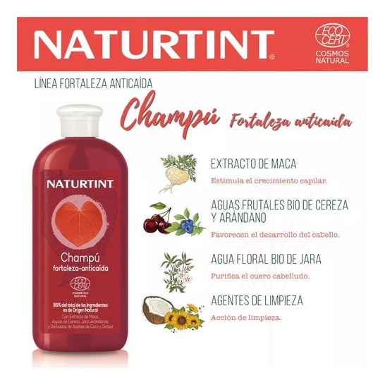 Naturtint Champú Fortaleza Anticaida Bio 330ml
