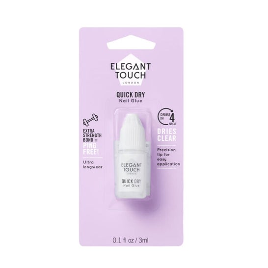 Elegant Touch Protective Nail glue Clear 3 ml